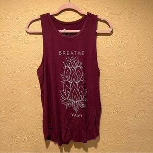 Peaceful Warrior breathe easy tank top XL
